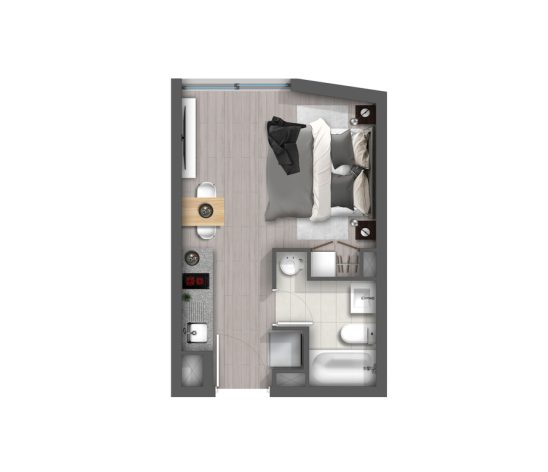 DEPTO 111B │ 1D 1B ST