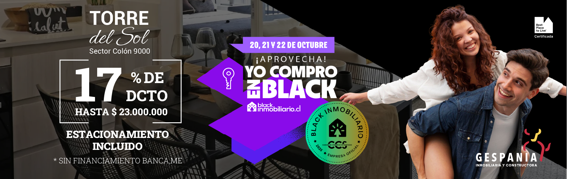 Torre del sol Black